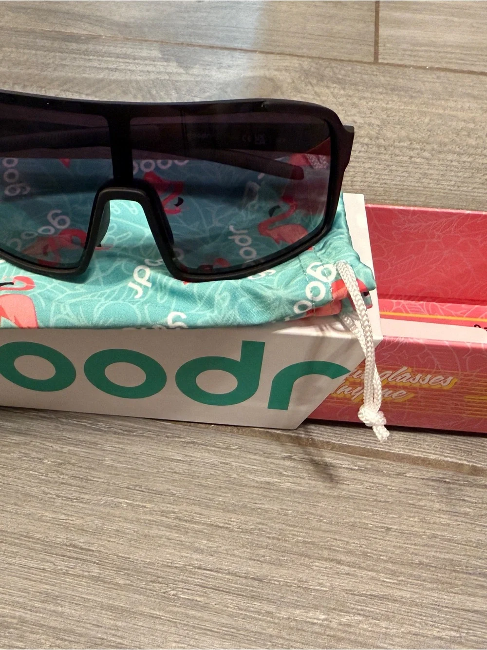 goodr Astro G Polarized Sunglasses Black NEW IN BOX